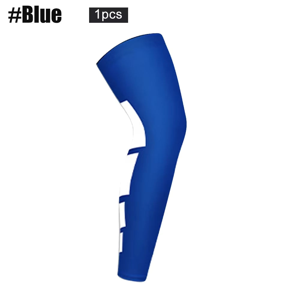 1Pcs Full Leg Compression Sleeve for Women Men Long Knee Braces Support Protector for Running Basketball Sport Arthritis